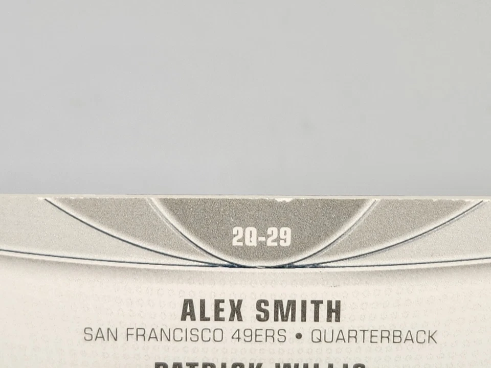 Patrick Willis & Alex Smith 2010 Topps Prime Card - Image 4 of 4