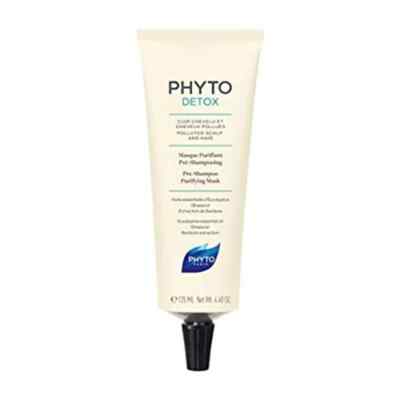 Pre Shampoo Purifying Hair Mask Phyto Detox Clear Cream 125ml Natural All Hair