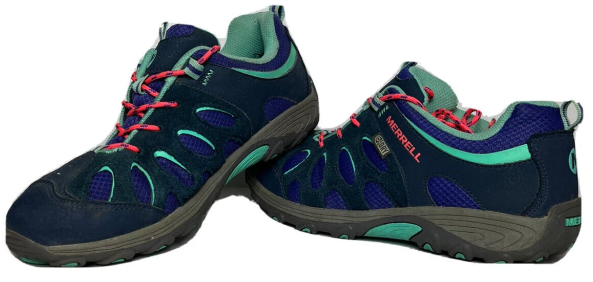 Merrell Select Dry Select Grip Hiking Trail Shoes Purple Pink Navy