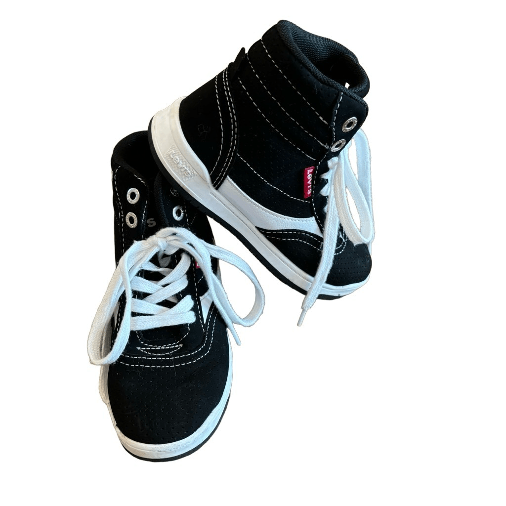 Levi’s Hightop Black Tennis Shoes Sneaker Size 11 Unisex