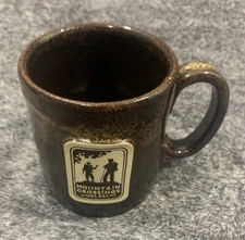 Sunset Hill Stoneware Handcrafted in USA Brown Coffee Tea Mug  Mountain Crossing