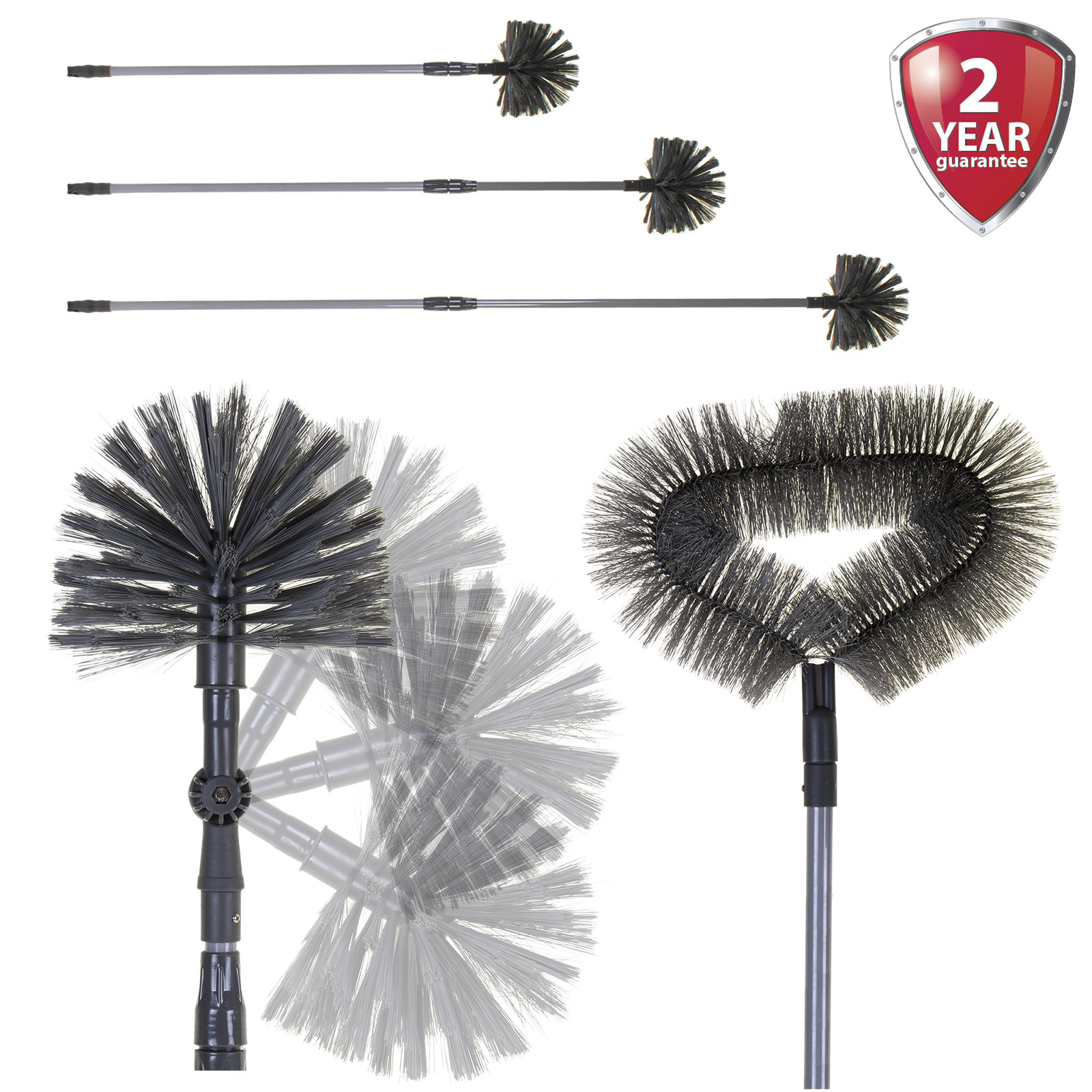 COBWEB BRUSHES EXTENDABLE TELESCOPIC HANDLE FEATHER DUSTER HOME OFFICE