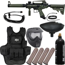 NEW Tippmann Cronus Tactical Heavy Gunner Paintball Gun Package Kit - Olive