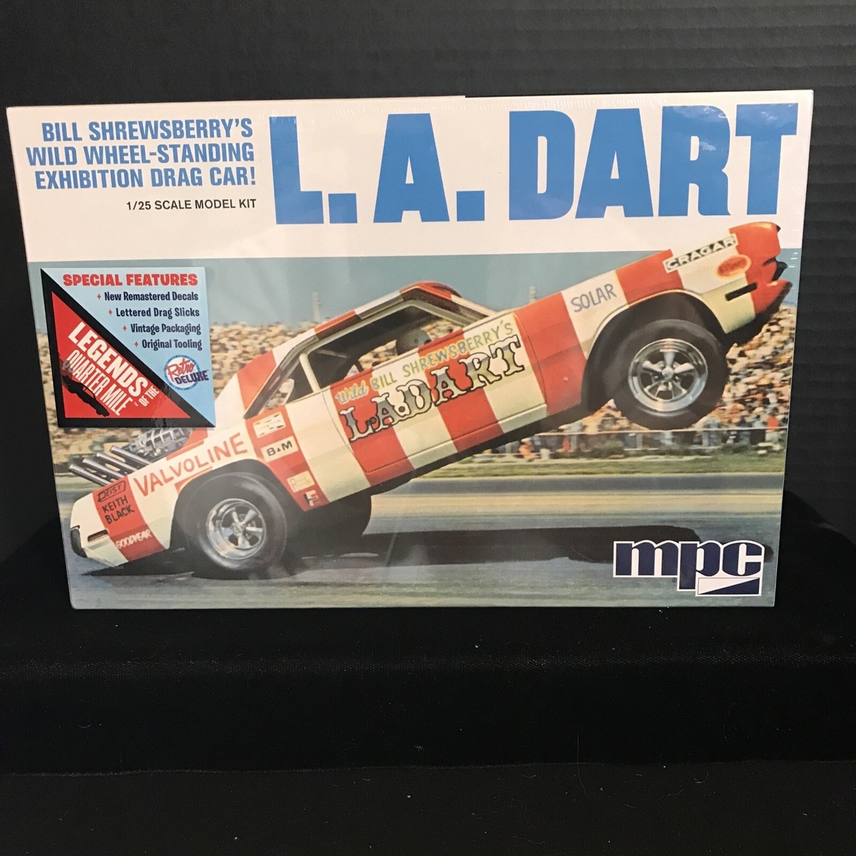 MPC 974/12 L.A.DART EXHIBITION DRAG CAR MODEL KIT-NIB-1/25 SCALE