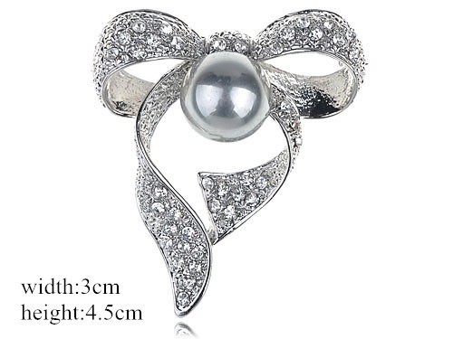 Heiß 53 Arten Strass Kristall Hochzeit Braut Legierung Blume Perle Brosche Anstecknadeln - Bild 14 von 54
