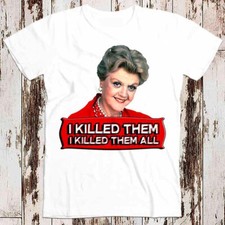 Maglietta Jessica Fletcher I Killed Them All Murder Ha scritto Best Seller 8556