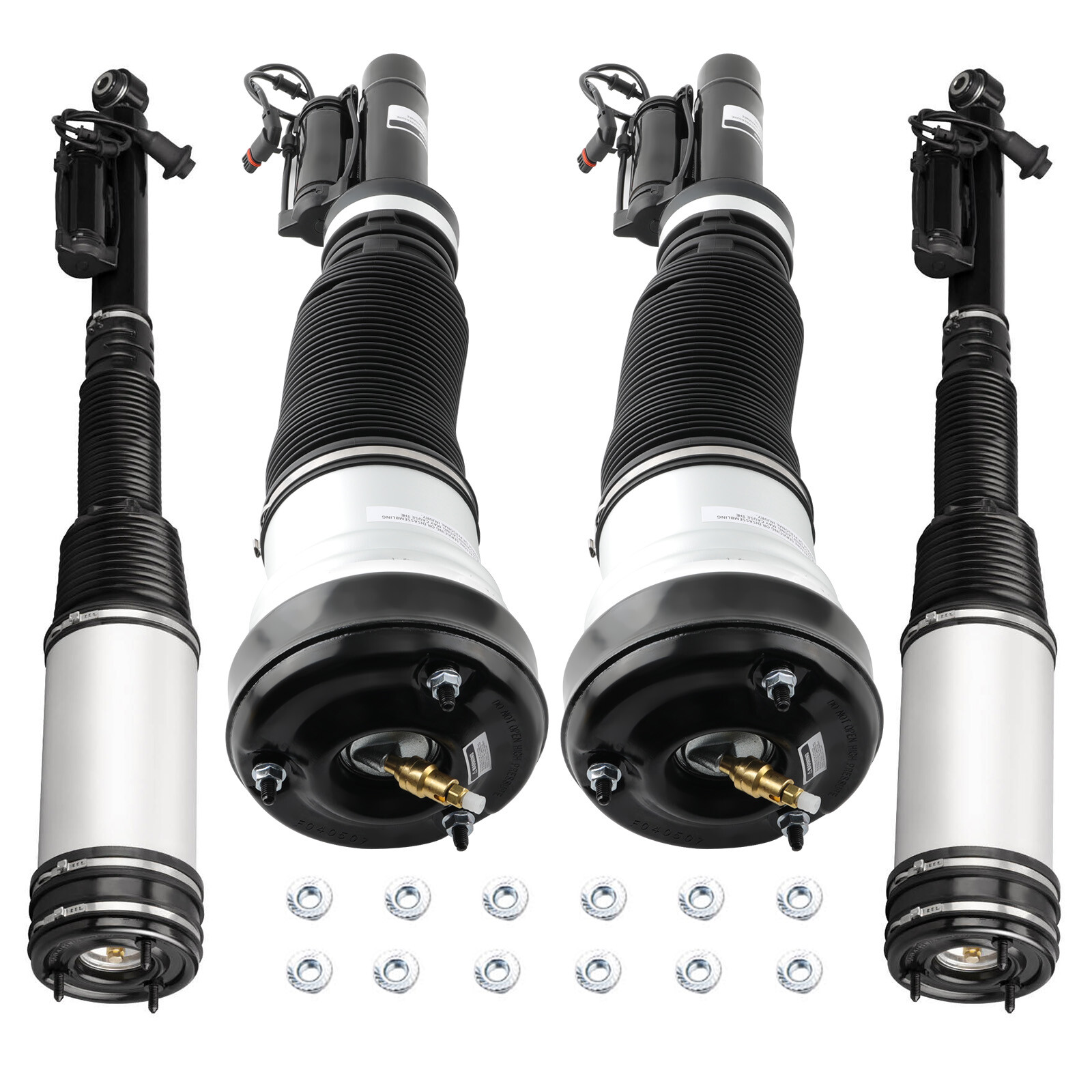 4x Air Suspension Struts Kit For Mercedes S Class W220 2203202438 2203205013