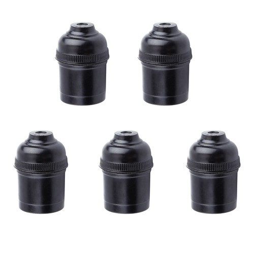 5-10Pcs E27 3/4A Light Bulb Lamp Holder Pendant Edison Screw Cap Socket Vintage