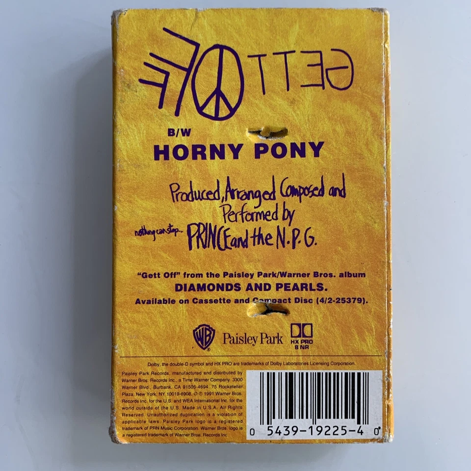 Prince & New Power Generation Gett Off (Cassette) Single - Image 2 of 2