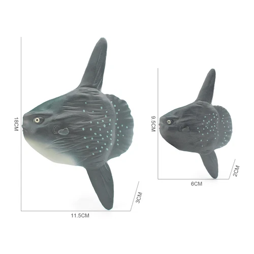 Simulazione Ocean Animal Ocean-Sunfish Animali Miniatura Arte Giocattolo Figura Bambola Regalo - Foto 6 di 10