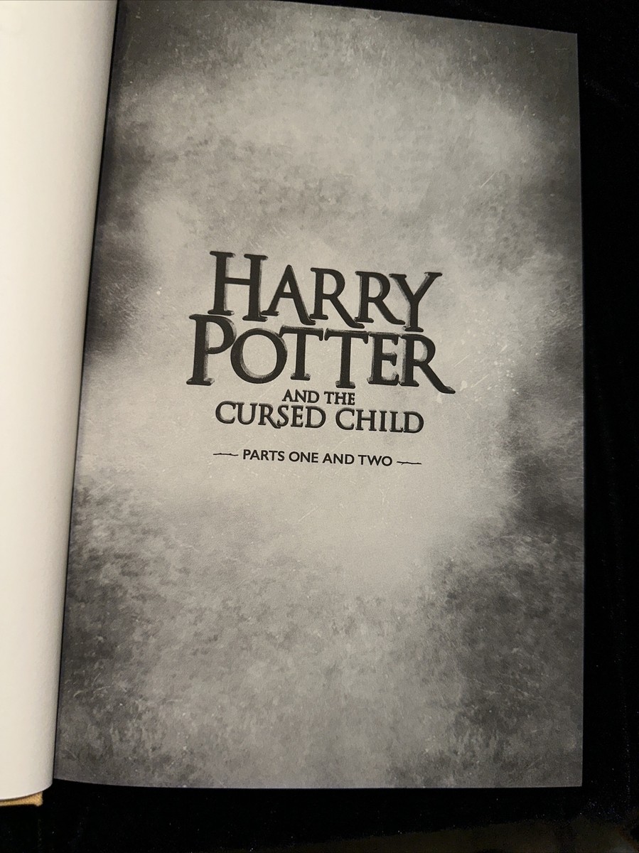 Daniel Radcliffe Signed Harry Potter Cursed Child Book Hard