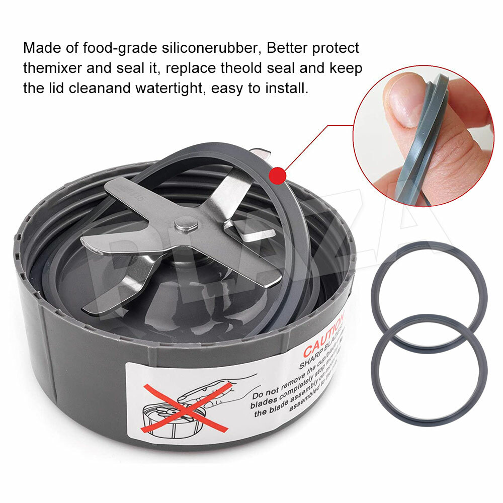 4X For Nutribullet Grey Gasket Rubber Seal Ring Suits New 600W 900W