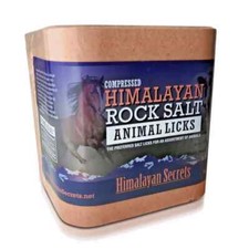 Himalayan Salt Lick for Horses, Cows, Goats  Deer - 100 Pure Mineral Block