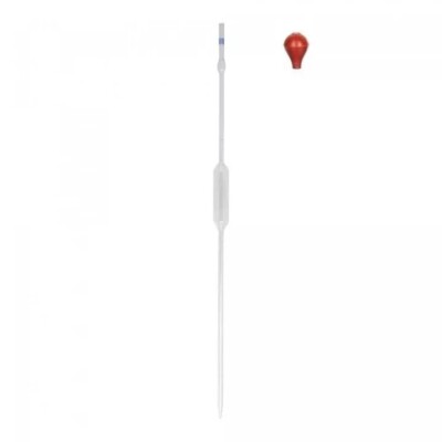 ABGIL VOLUMETRIC PIPETTE ONE MARK ACCURACY, SAFETY BULB & SILICONE BULB