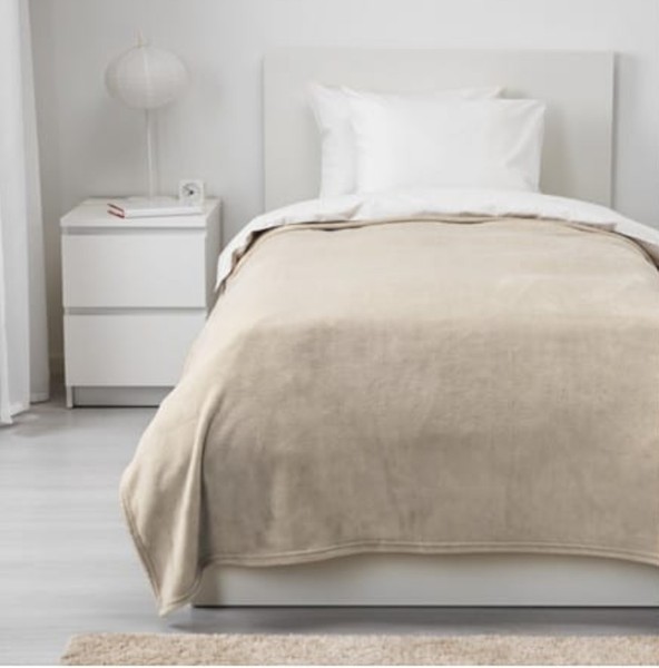 New IKEA Blanket Throw LARGE Bedspread Fleece Afghan BEIGE Fascinating Ikea Fleece Throw Blanket New IKEA Blanket Throw LARGE Bedspread Fleece Afghan BEIGE Fascinating Ikea Fleece Throw Blanket