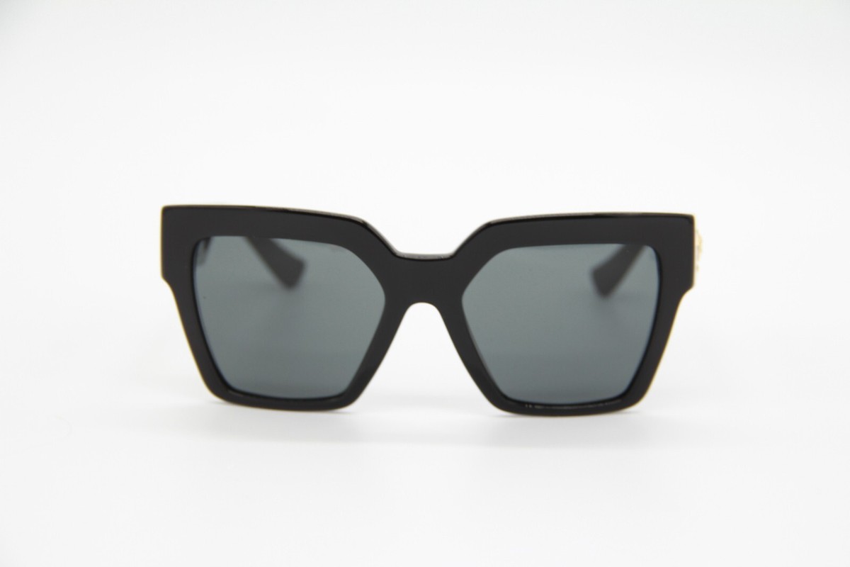 NEW VERSACE VE4458 GB1/87 UNISEX SUNGLASSES VERSACE MOD 4458 BLACK Versace VE4458 Sunglasses GB1/87 Black - eye-oo.com main image 4