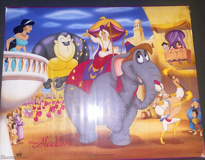 Disney Aladdin Vintage Poster 16x20 Aladdin elephant World Art