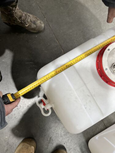 Tanque de recogida de productos químicos de agua 80 ltr mezcla acero inoxidable 316 accesorios nuevo - Imagen 2 de 17