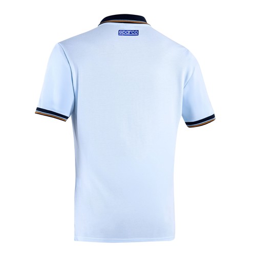 2025 Sparco Gulf Racing Polo Shirt Piquet Pocket 100% Cotton 200gr Made in Italy - Picture 30 of 58