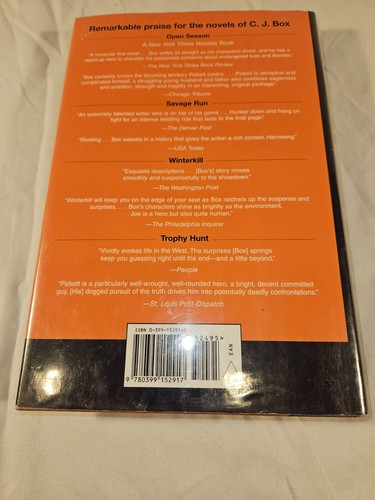 OUT OF RANGE By CJ Box First Edition/First Printing Signed by Author - Picture 2 of 11