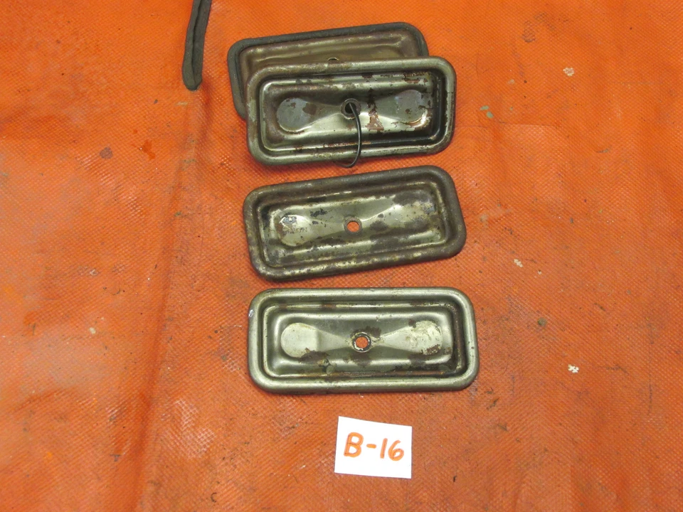 MGB, MGA, MG Midget, Sprite, cubierta lateral del motor original sin ventilación tardía, ¡GC!! Foto 3 de 4