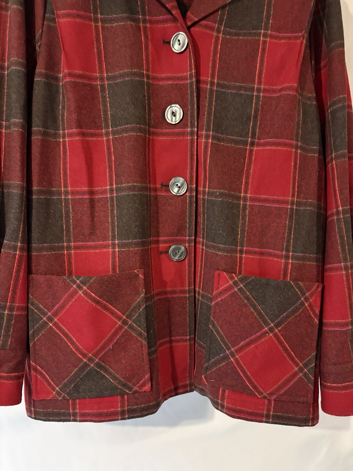 Pendleton Heritage 49er Button Down Jacket 100% V… - image 4