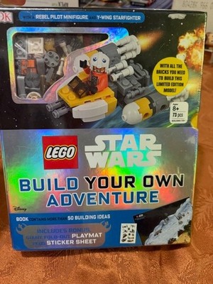 LEGO STAR WARS BOOK Build Your Own Adventure SEALED NEW Playmat Stickers 73 pcs