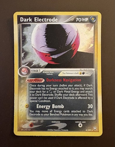 Dark Electrode 4/109 Team Rocket Returns Holo Light Play
