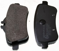 Hinterachse Denckermann B111339 Bremsbelagsatz, Scheibenbremse FüR MERCEDES-BENZ