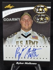 2011 Leaf U.S. Army All-American Bowl - Tour Autographs Ryker Mathews (AU, RC)