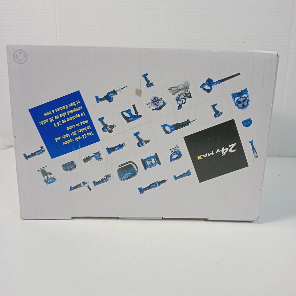 Kobalt KLC 2024A-03 24V MAX Drill/Driver 2 Tool Combo Kit 0672827 NEW - Image 3 of 4