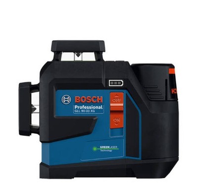 Bosch 12V Laser Level GLL90-33XG High Precision Green Light 12 Line Level IP65