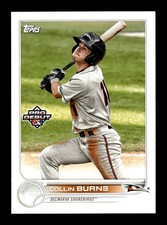 COLLIN BURNS ⚾ 2022 Topps Pro Debut #PD-199 Baltimore Orioles