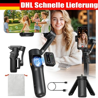 3-Achsen Gimbal Stabilisator für Vlog Video Handy Smartphones Schwebestative DHL