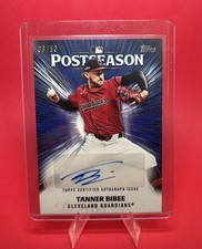 2025 Topps Postseason Performance Autograph Series Tanner Bibee #PPA-TB  /50
