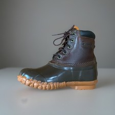 New LaCrosse 5 Eye Pac 7 Brown Leather 200G Waterproof Duck Boots Womens Size 5
