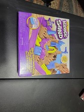 Kinetic Sand Toy Playset Beach Castle Set Storage 2.5lb Sand Sensory Creative