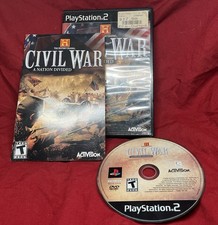 History Channel: Civil War, A Nation Divided - PS2 PlayStation 2 - Complete CIB