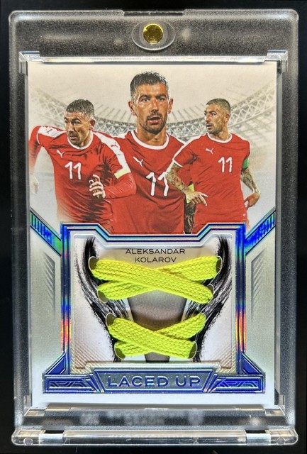 2025 Futera Incredible Aleksandar Kolarov Laced Up Relic #/3 Serbia