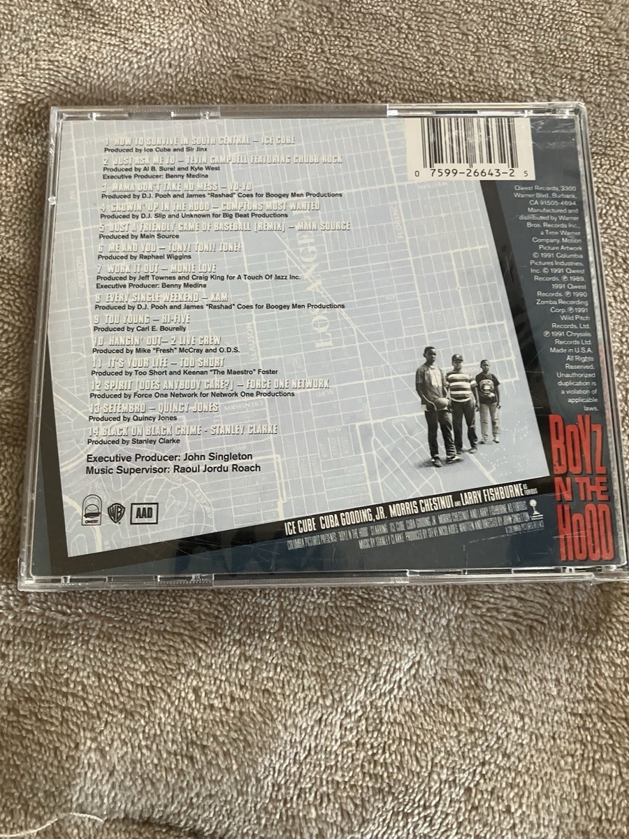 Boyz N the Hood [PA] by Original Soundtrack (CD, Jul-1991, Qwest
