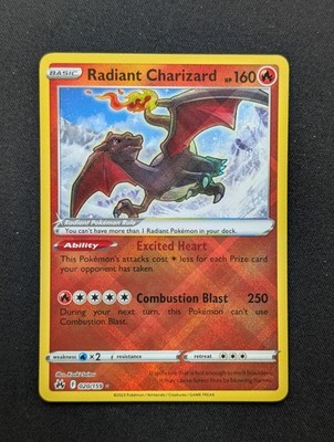 Radiant Charizard 020/159 Radiant Rare SWSH: Crown Zenith Holo CRZ