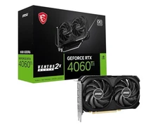 Msi GeForce RTX 4060 Ti Ventus 2X Black 8GB OC Graphics Card -NVIDIA RTX 4060Ti