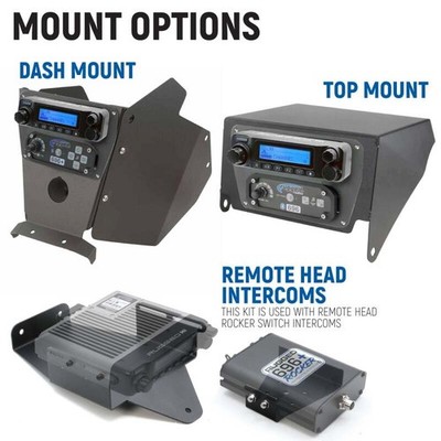 Rugged Radios For Can-Am Maverick X3 Comp Communication Kit With Bluetooth 2-Way