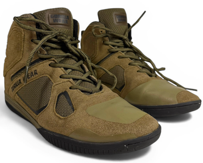 #ad #ad Gorilla Wear Troy High Tops Unisex Army Green Training Fitness Shoes M8.5 W10 $35.10