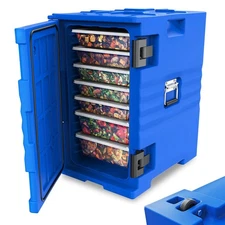109 QT Insulated Food Pan Carrier Stackable Hot Boxes for Catering Restaurant