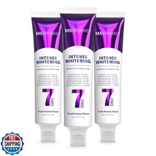 MSDRWIKEY 7Pro Deep Whitening Toothpaste with 7 Probiotics - Advanced Formula