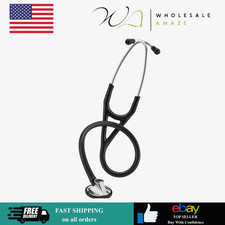 Master Cardiology Stethoscope, 2160, Stainless Steel Chestpiece, 27" Black Tube