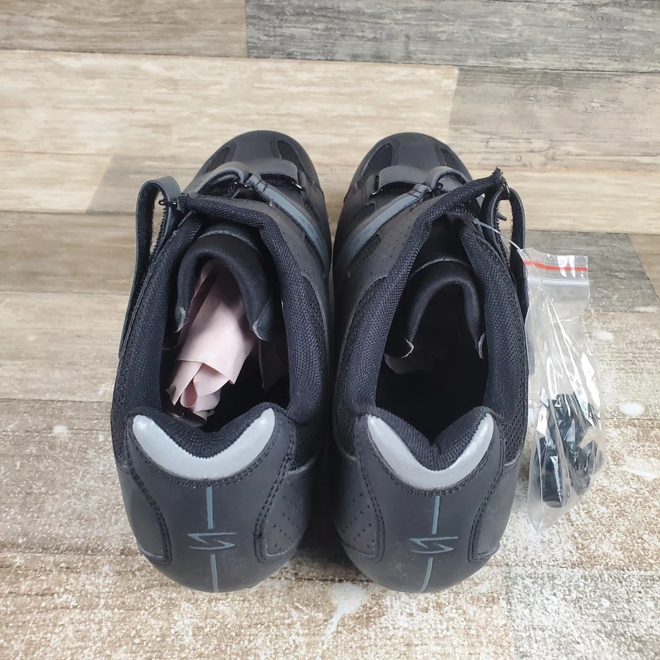 Serfas Singletrack MTB 3-Strap Mens Mountain Bike Shoes Sz 11 Black Round Toe - Image 3 of 4