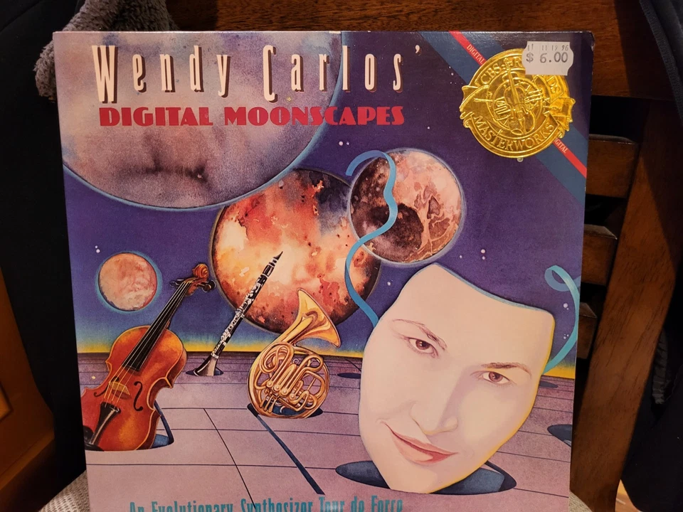 Wendy Carlos Digital Moonscapes LP EX Vinyl/Inner Sleeve CBS Masterworks 1984 - Image 2 of 4