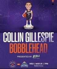 Collin Gillespie 2026 Bobblehead Phoenix / Valley Suns SGA Limited Edition Promo